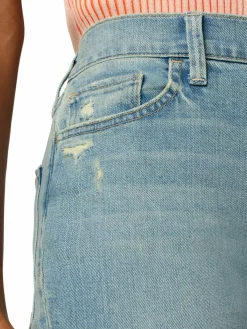 Women Hudson Rosie High Rise Wide Leg Cropped Jeans