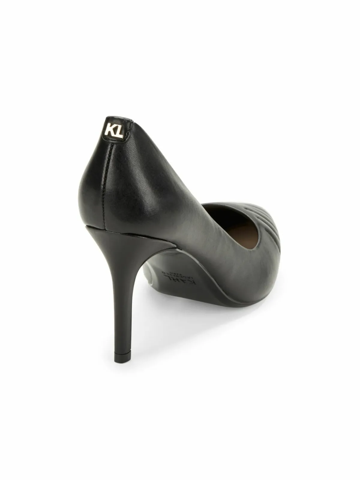 Karl Lagerfeld Paris Roulle Leather Point-Toe Pumps
