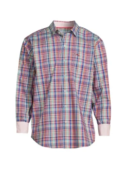 Tommy Bahama Casual Button-Down Shirts|Sarasota Plaid Shirt Boomerang