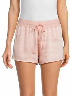 Women PJ Salvage Satin Drawstring Shorts