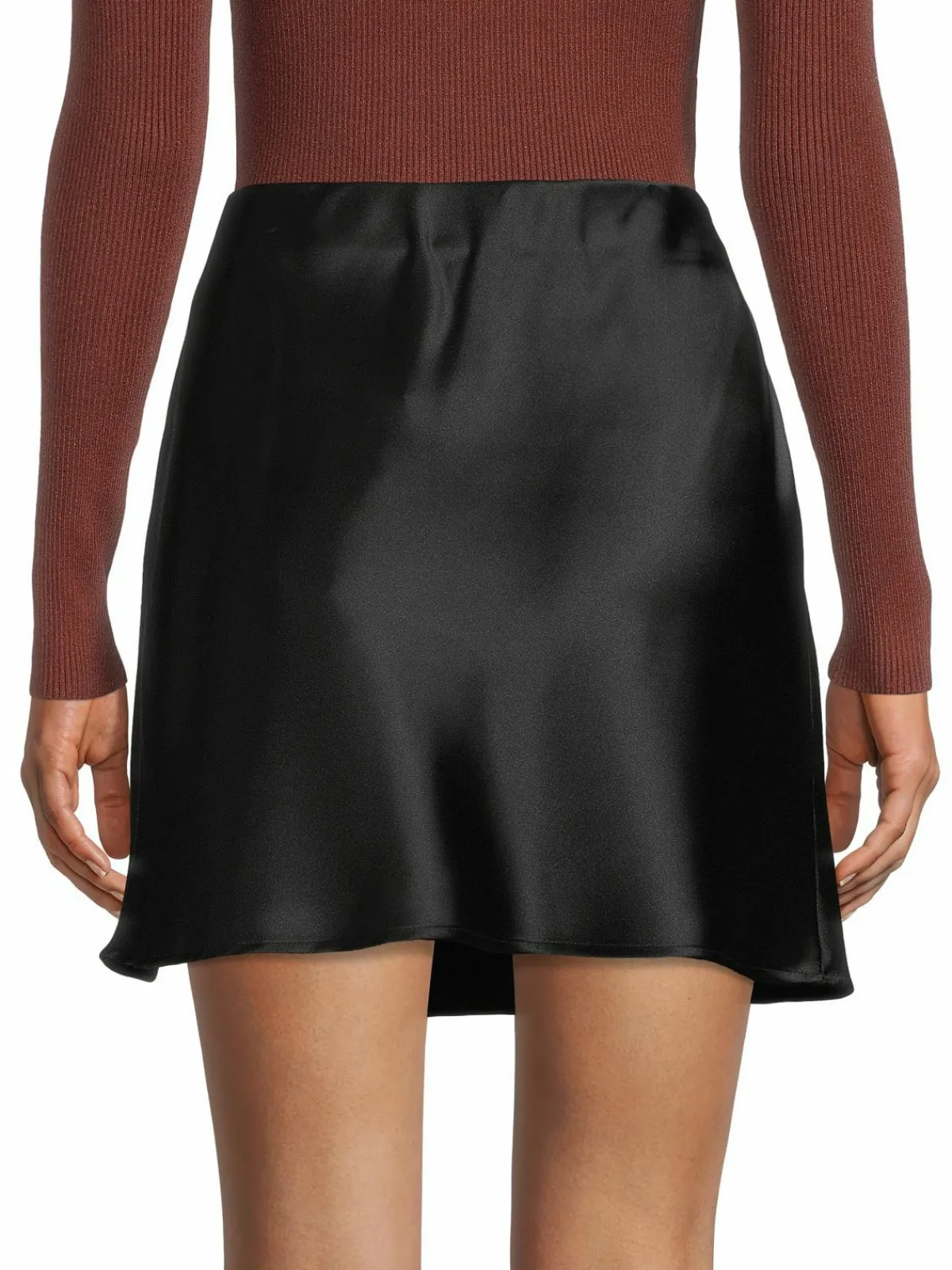 Women Renee C. Satin Mini Skirt