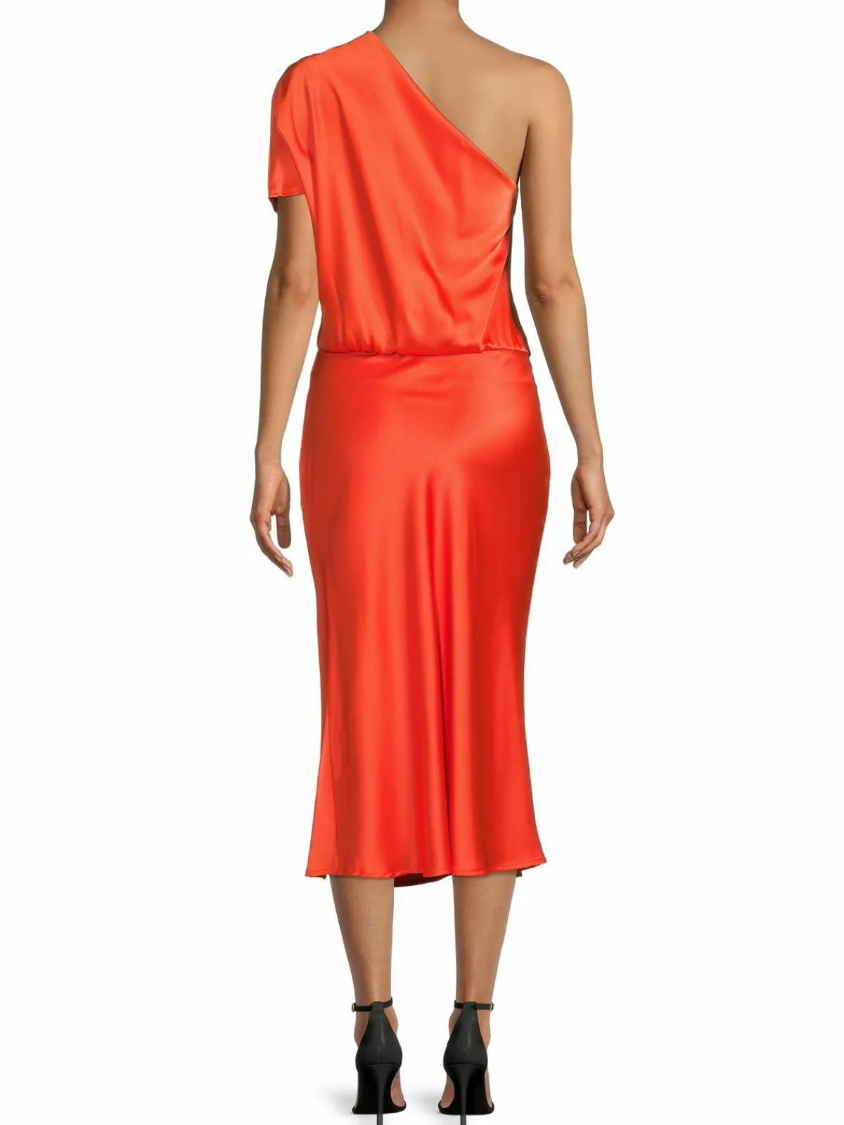Women Renee C. Satin One-Shoulder Dress