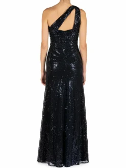 Women Rene Ruiz Collection Sequin One Shoulder Gown