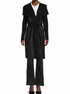Women T Tahari Shawl Wrap Coat