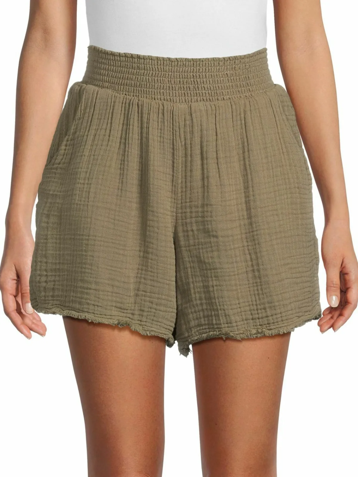 Women Michael Stars Sia Textured Shorts