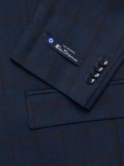 Ben Sherman Blazers & Sportcoats|Slim Fit Checked Blazer Blue Red