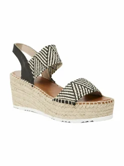 Andre Assous Slingback Espadrille Platform Wedge Sandals