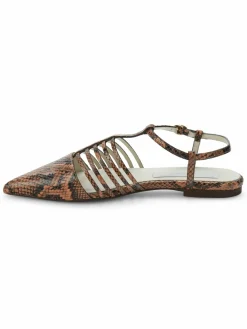 Stella McCartney Snakeskin Embossed Ballet Flats