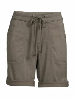 Women James Perse Soft Drape Utility Drawstring Shorts