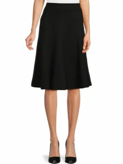 Women Tommy Hilfiger Solid A-Line Skirt