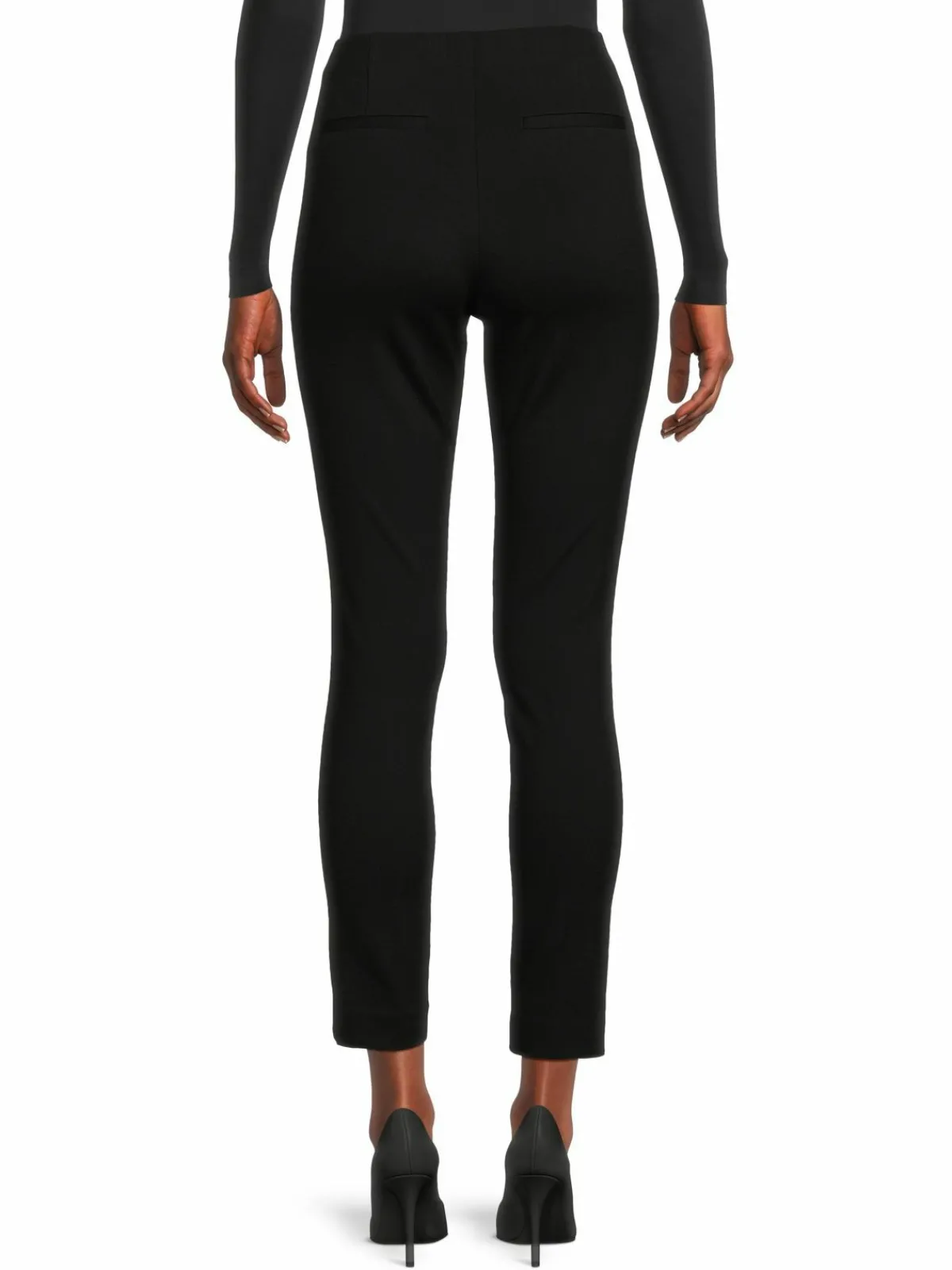 Women Saks Fifth Avenue Solid Ankle Skinny Pants