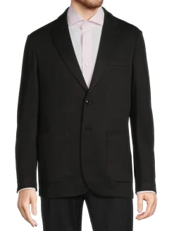 Karl Lagerfeld Paris Blazers & Sportcoats|Solid Blazer Black