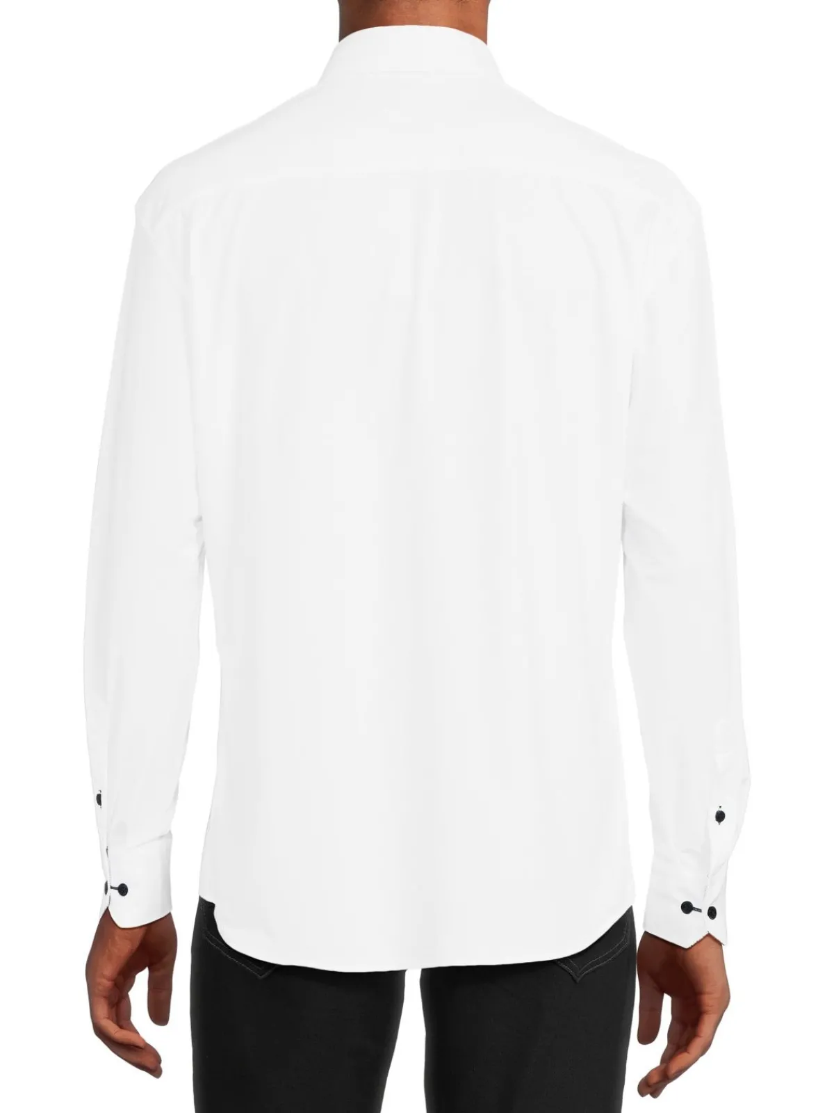 Bertigo Casual Button-Down Shirts|Solid Button Down Shirt White