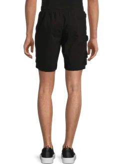 American Stitch Shorts|Solid Cargo Shorts Black