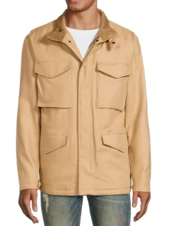 Vince Coats & Jackets|Solid Field Jacket New Camel