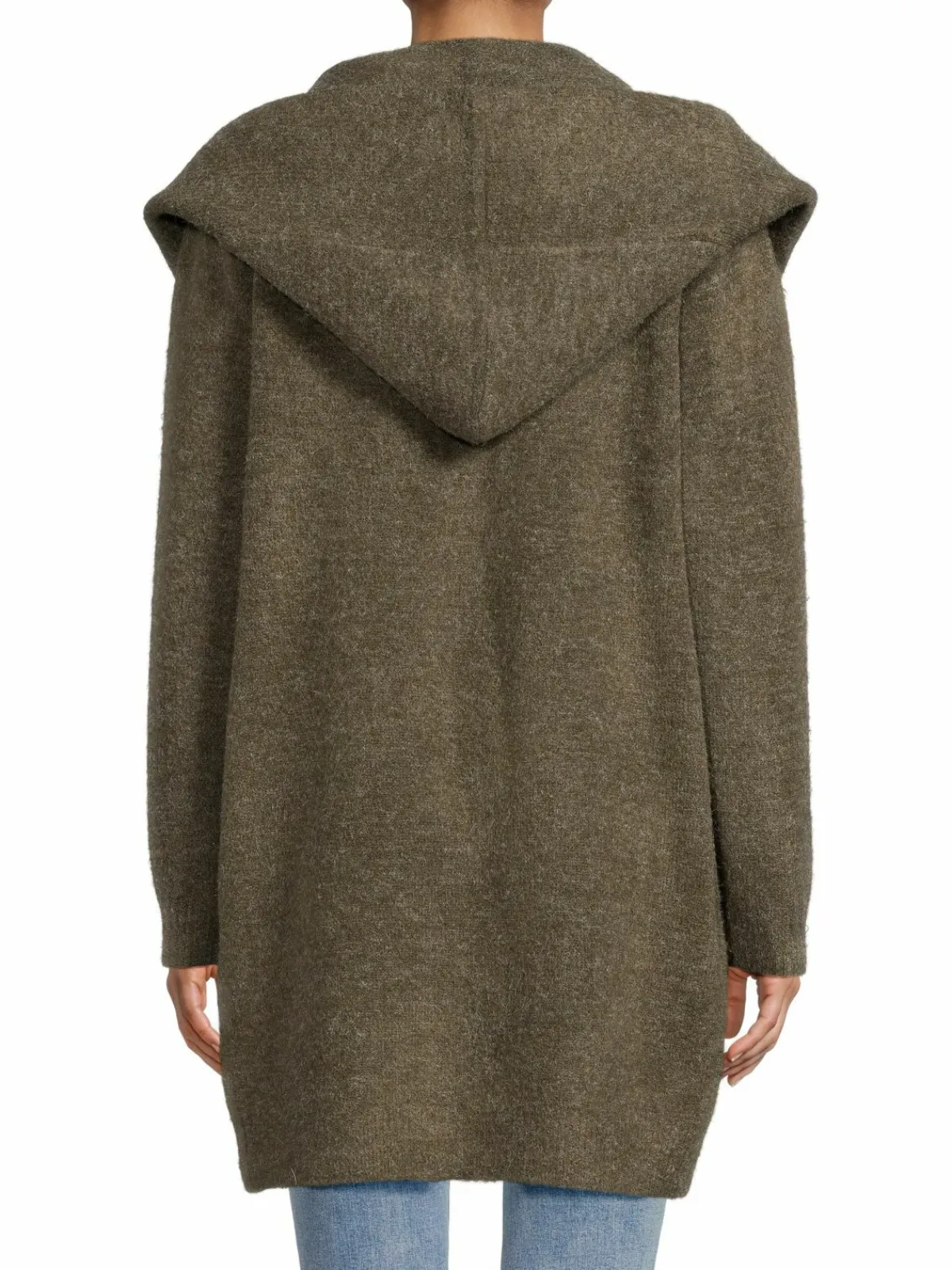 Women Renee C. Solid Hooded Cardigan