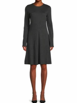 Women Vince Solid Knee Length A Line Dress