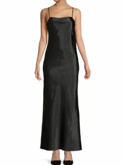 Women The fashion poet Solid Maxi Slip Dress