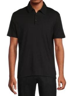 Onia Polos|Solid Polo Black