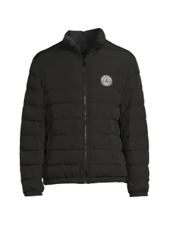 Versace Coats & Jackets|Solid Puffer Down Jacket Black