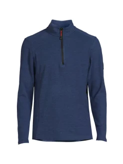 Avalanche Sweatshirts & Hoodies|Solid Pullover Blue Inigo