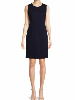 Women T Tahari Solid Sheath Dress