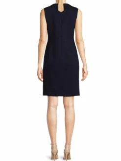 Women T Tahari Solid Sheath Dress