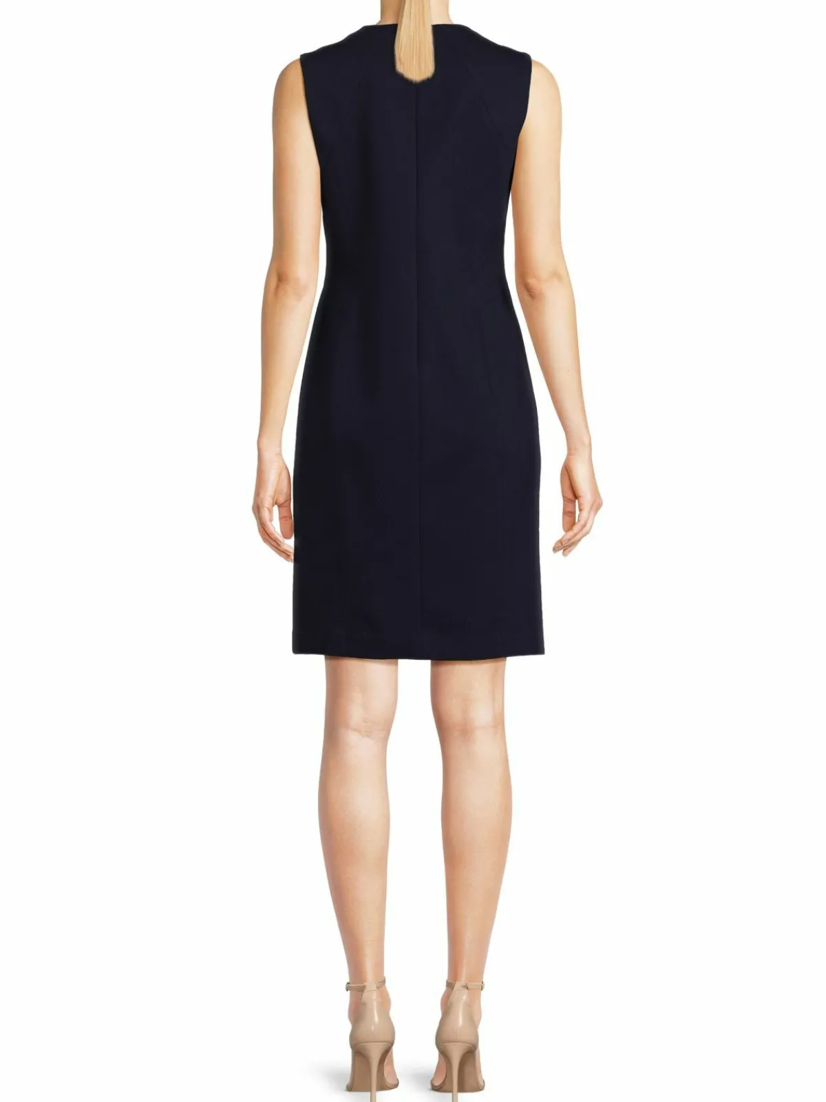 Women T Tahari Solid Sheath Dress