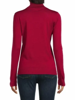 Women Calvin Klein Solid Turtleneck Sweater