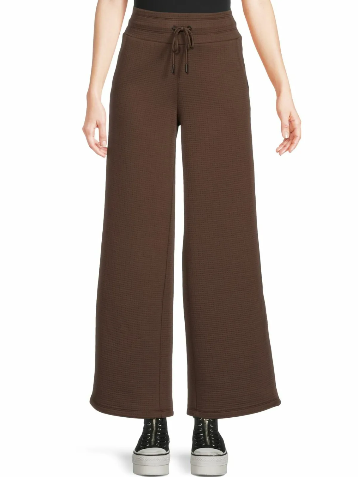 Women DKNY Solid Wide Leg Pants