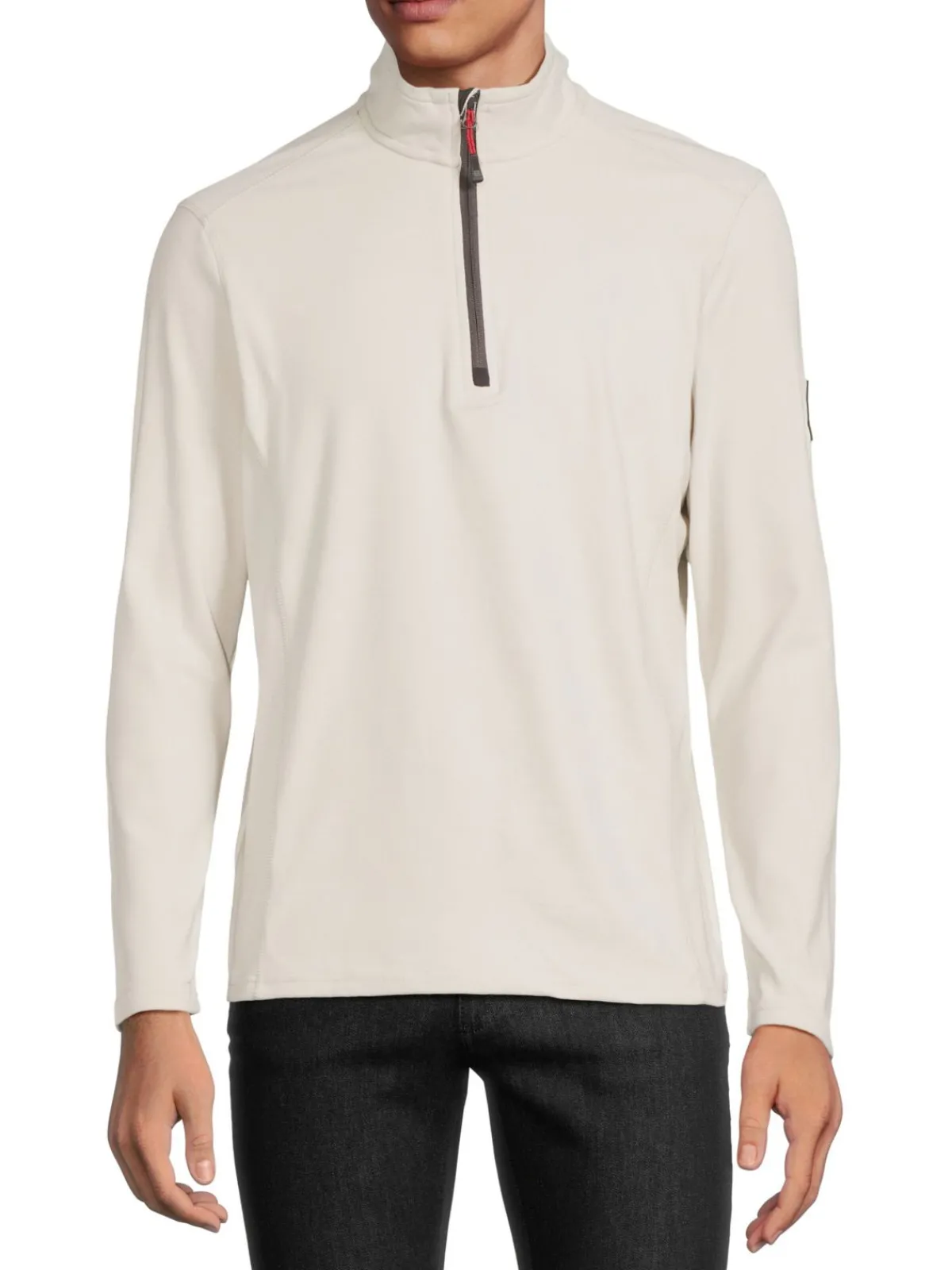 Avalanche Sweatshirts & Hoodies|Solid Zip Up Pullover Oatmeal Heather