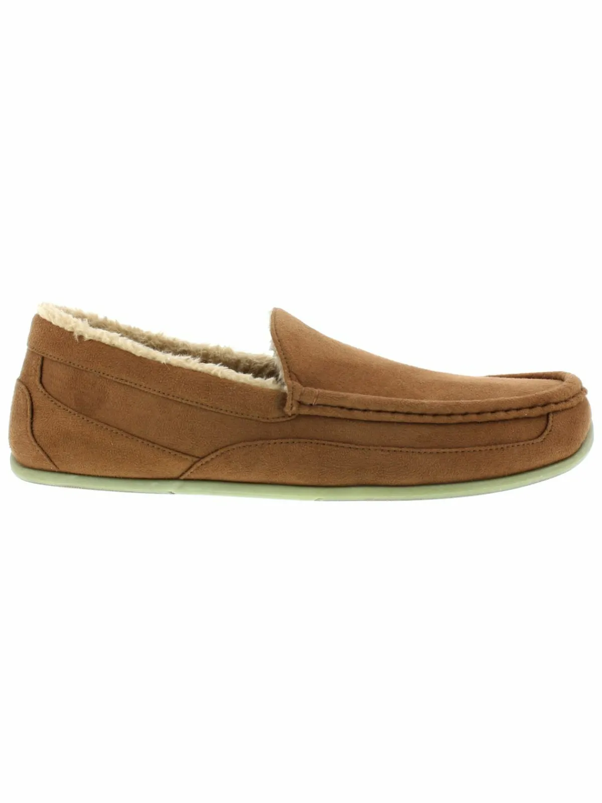 Deer Stags Spun Deer Stag Faux-Shearling Moccasin Slippers