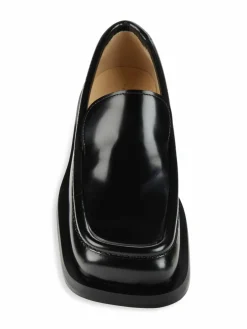 Proenza Schouler Square Toe Patent Leather Loafers