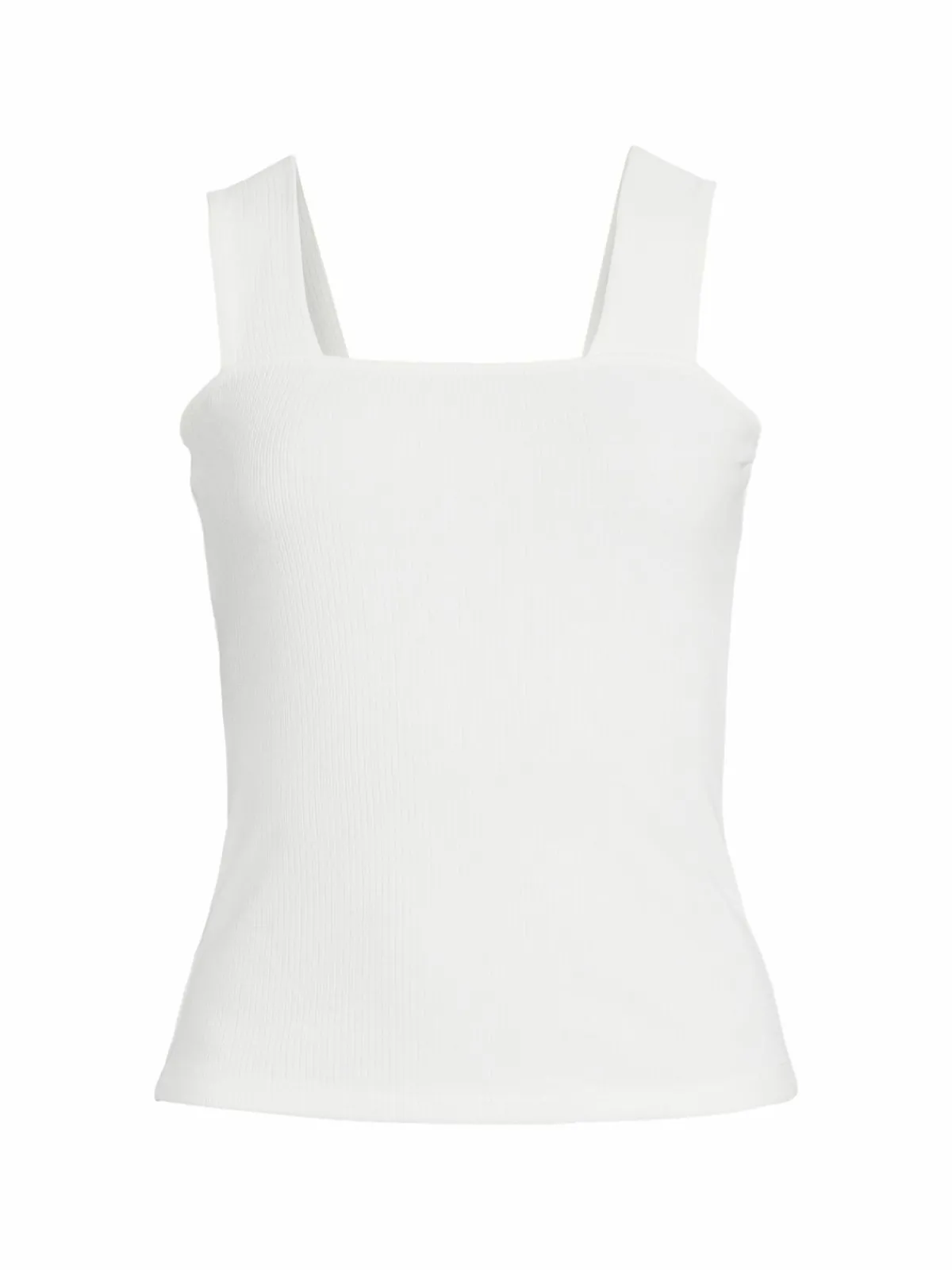 Women Renee C. Squareneck Ribbed Shell Sweater