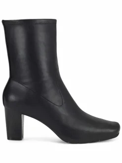 Aerosoles Square-Toe Faux Leather Boots