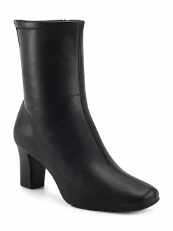 Aerosoles Square-Toe Faux Leather Boots