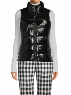 Women DKNY Sport Stand Collar Puffer Vest