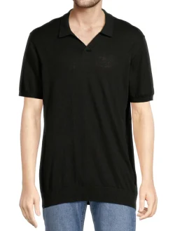 Good Man Brand Linen|Standard Fit Linen Blend Sweater Polo