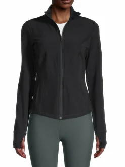 Women 90 Degree by Reflex Stand-Collar Zip-Front Jacket