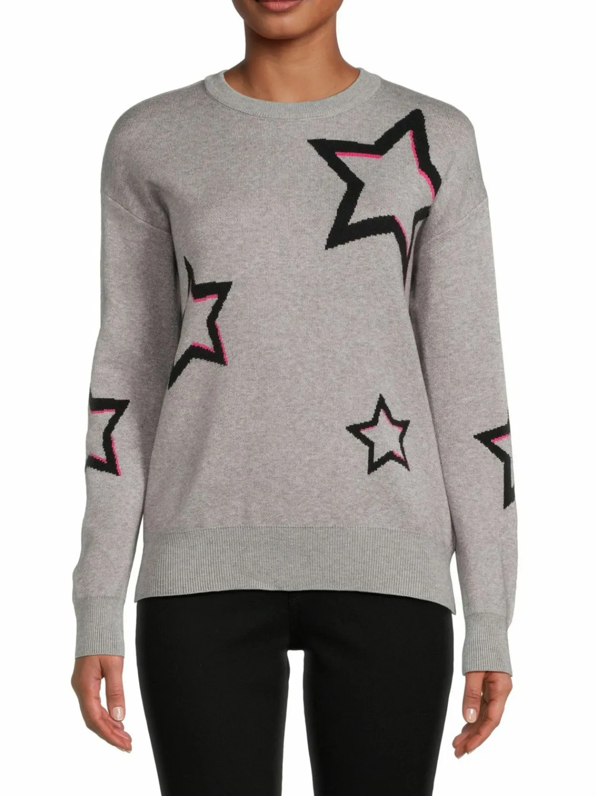 Women FOR THE REPUBLIC Star Crewneck Sweater