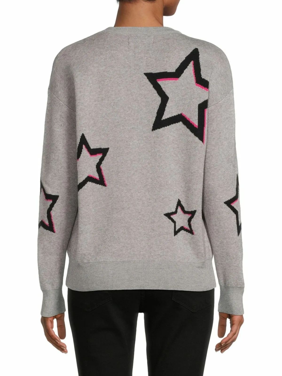 Women FOR THE REPUBLIC Star Crewneck Sweater