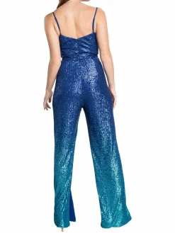 Women Dress The Population Stevie Ombre Sequin Wide Leg Jumpsuit