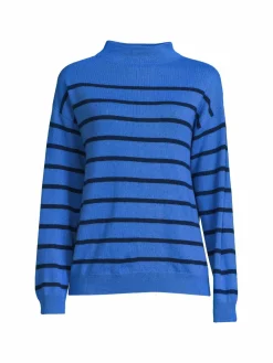 Women Amicale Striped Cashmere Sweater