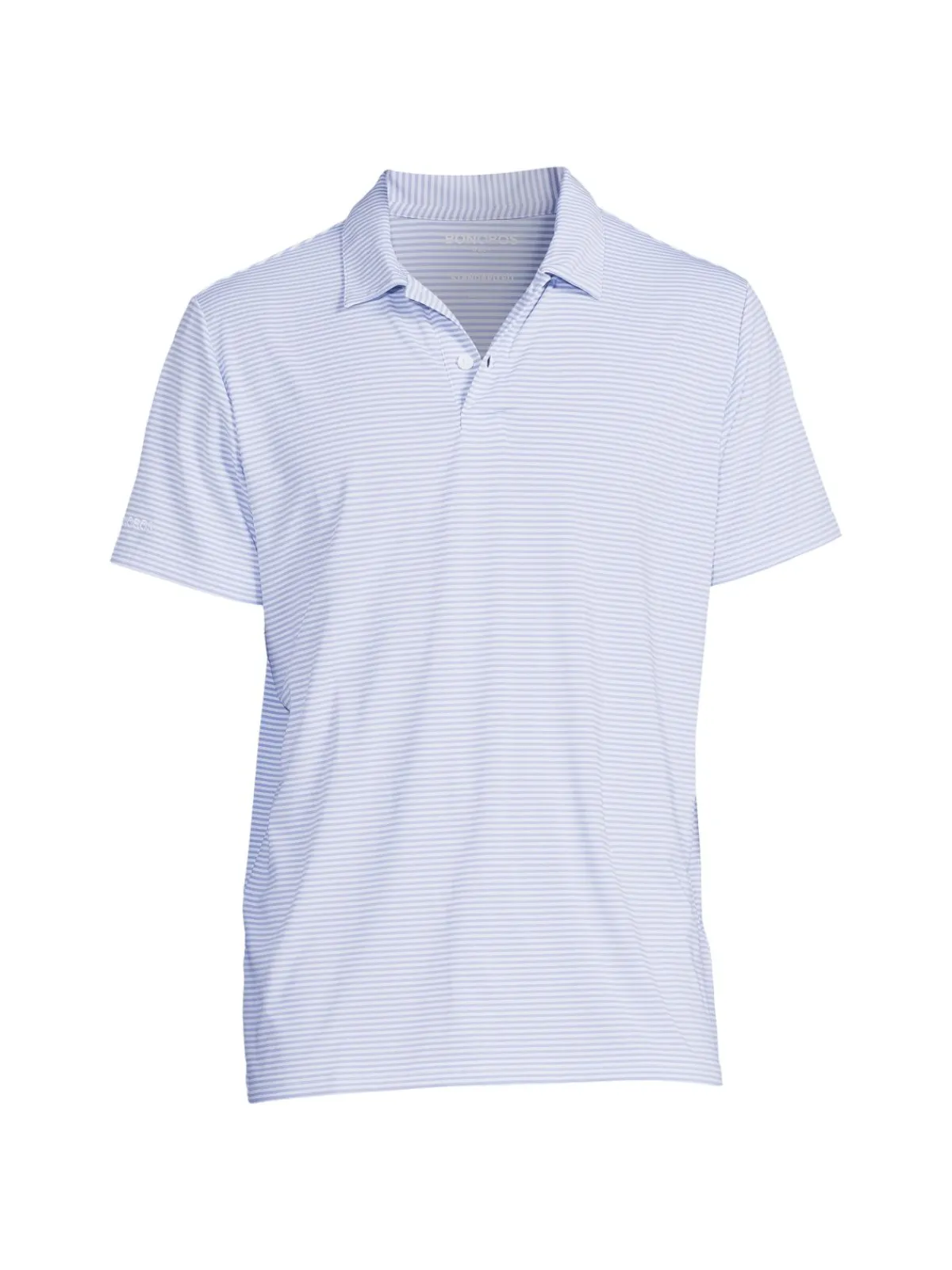 Bonobos Polos|Striped Performance Polo Sky High Blue