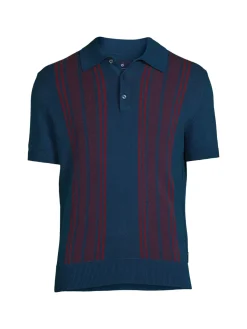Ben Sherman Polos|Striped Polo Sweater
