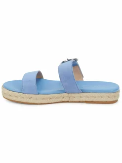 Stuart Weitzman Suede Espadrille Sandals