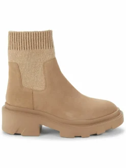 Sanctuary Suede Plaform Sock Booties