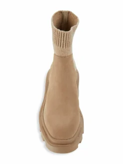 Sanctuary Suede Plaform Sock Booties