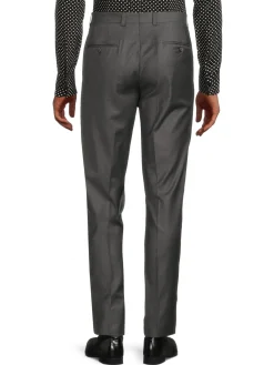 Saks Fifth Avenue Pants|Super 150S Tasmanian Wool Trousers Grey