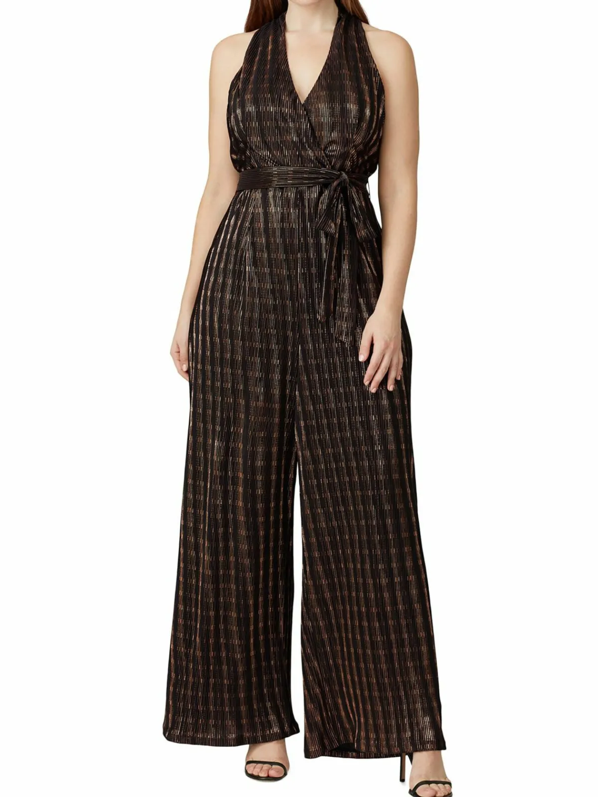 Women Hutch Tali Striped Surplice Jumpsuit